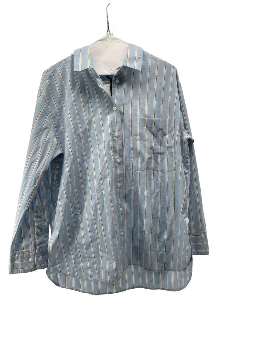 Banana Republic‎ Men's  causal long sleeve shirt Size m blue white NWOT